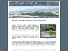 Tablet Screenshot of ecosystemswest.com